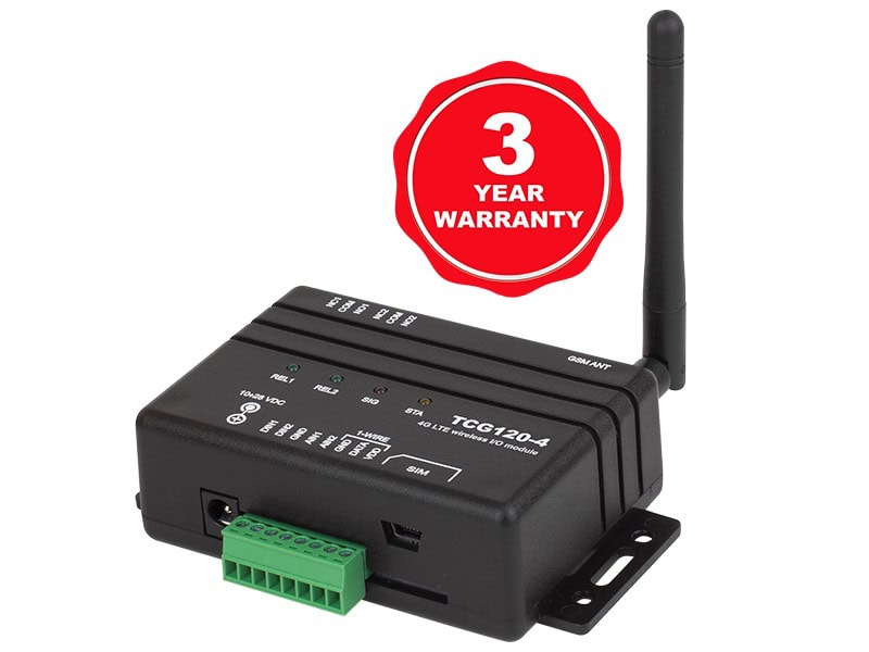 Cellular remote monitoring and control 1 4g-lte-wireless-io-module-tcg120-4-gal-1-w
